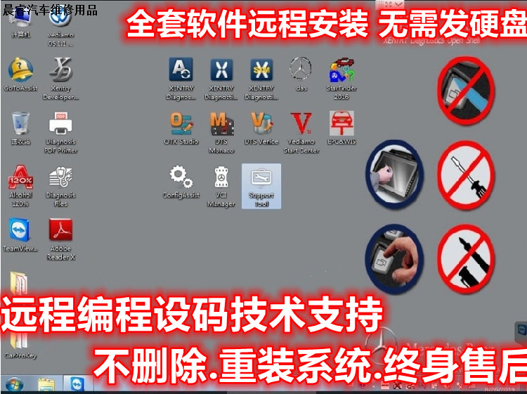 2025.9 奔驰BENZ诊断Xentry检测软件DTS工程师Vediamo AP卡车WIS