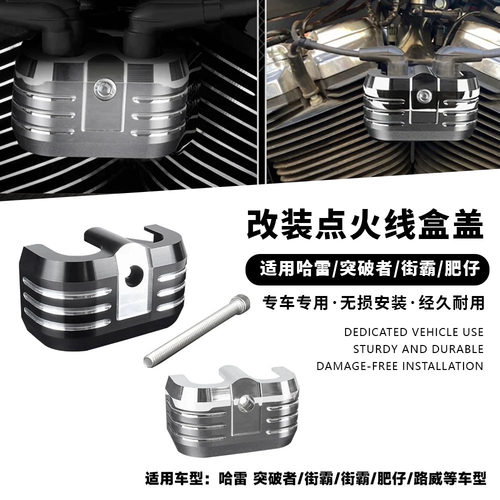 适用哈雷/突破者/街霸/肥仔/路威/街霸 改装点火线圈盖高压线圈盖