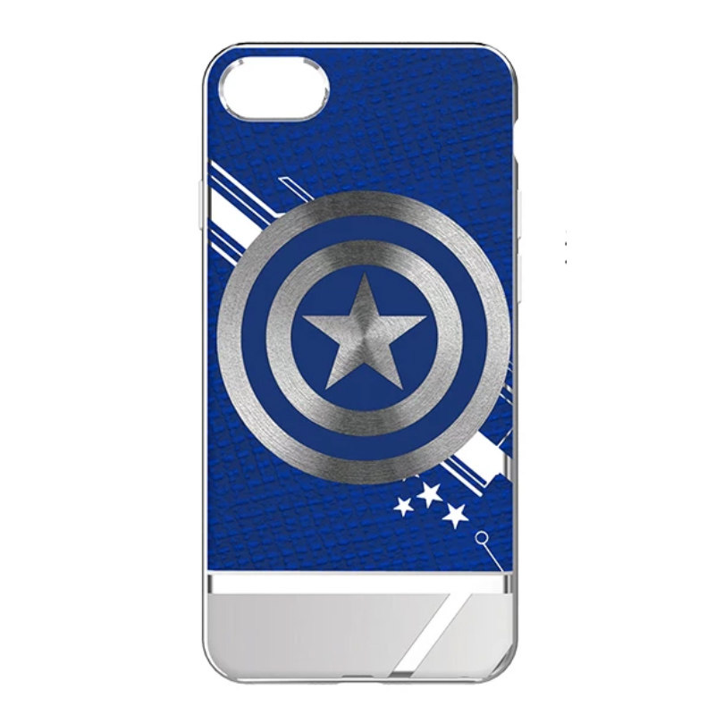 MEKI Marvel Avengers Electroplating 3D Color Carving Hard PC Case Cover for Apple iPhone 7 Plus & iPhone 7