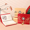 新款 牛皮纸周历记事定制 2026年办公桌面台历诗词马到成功养生经典