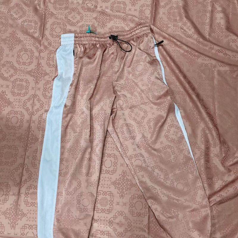 范儿潮品粉丝绸运动套装 陈冠希中国风夹克休闲宽松流行 直筒长裤