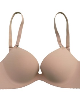 70B70D70E75D透气V型亮光/上薄下厚/ 聚拢/内衣/一片式/无痕/文胸