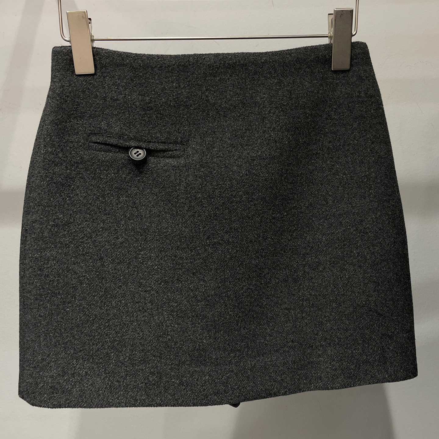 百搭显瘦毛呢短裙女半身裙子2025冬季新款韩版简约高腰包臀a字裙