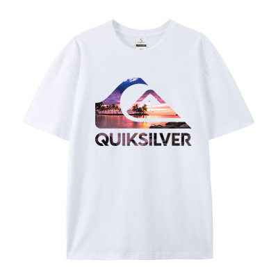 Quiksilver夏威夷风印花T恤
