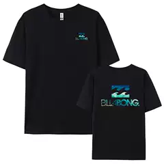 Billabong T-Shirt Men's Short Sleeve Trendy Men's Pure Cotton Short T-Shirt Australian Surfing T-Shirt