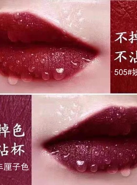 口红不掉色防水复古口红笔姨妈哑光雾面中老年妈妈装40-50岁口红