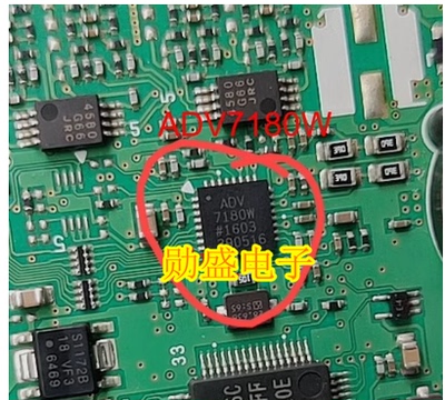 ADV7180W 新款奥迪音响视频解码器IC芯片QFN