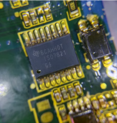 双通道数字隔离器ISO7821DW、ISO7821 拆机原字 SOP-16封装