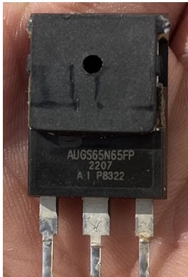 AUGS65N65FP 吉利新能源充电机场效应三极管进口拆机测量好