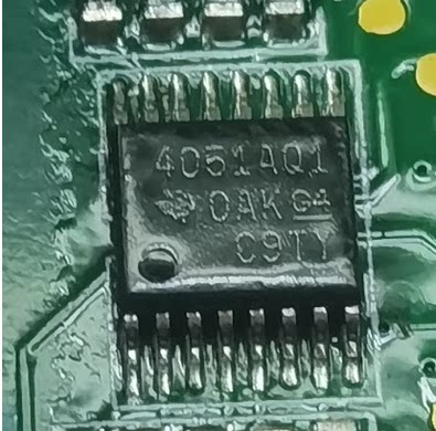 SN74LV4051AQPWRQ1 丝印4051AQ1 全新原装 TSSOP16 多路复用器