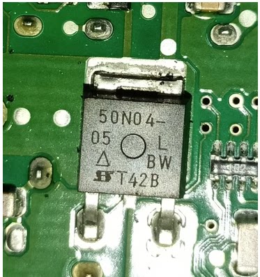 50N04 50N04-05L 大众途观手刹模块手刹放不开易损场效应三极管