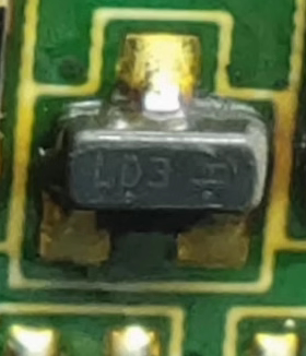 LD3 汽车电脑板贴片三极管 LBAT54SLT1G 全新进口 3脚