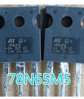78N65M5 STW78N65M5 新能源充电机场效应电源管MOS管进口拆机测量