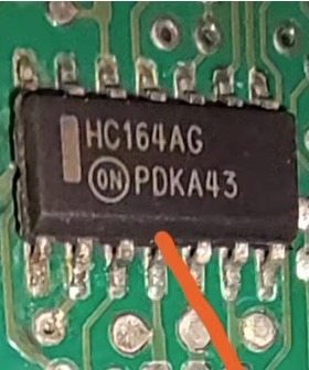 HC164AG 汽车电脑板芯片SOP-14