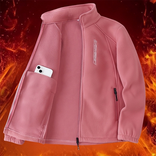 大码 外穿新款 加厚抓绒衣卫衣保暖 奥粒绒男装 高品质摇粒绒外套女款