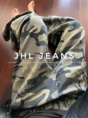 JEANS 新品 原创迷彩裤 JHL 阔腿裤 男女