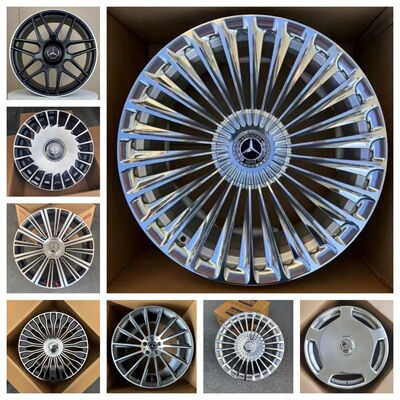 适用20/21/22/23寸奔驰GLS450迈巴赫锻造轮毂680GLE53G63 S450唯