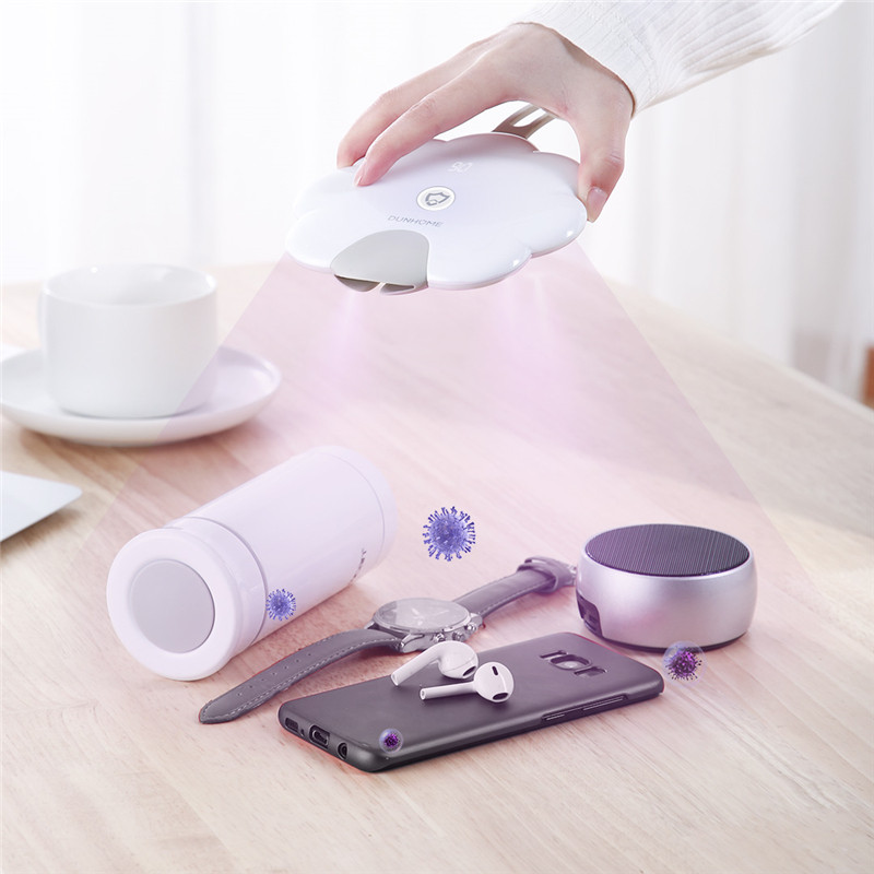 小盾LED紫外线消毒盖 餐具碗筷水杯消毒器去除异味便携杀菌器家用