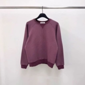 现韩国东大门代购 休闲卫衣 百搭圆领纯色插肩袖 river2026春季 时尚