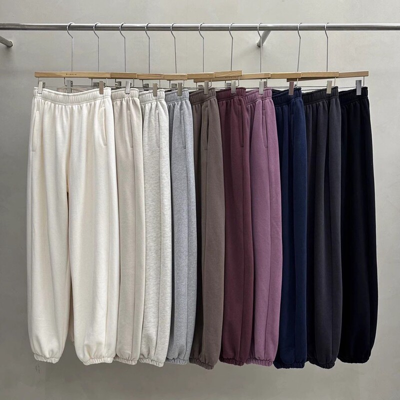 松紧腰百搭韩国长裤束脚休闲裤
