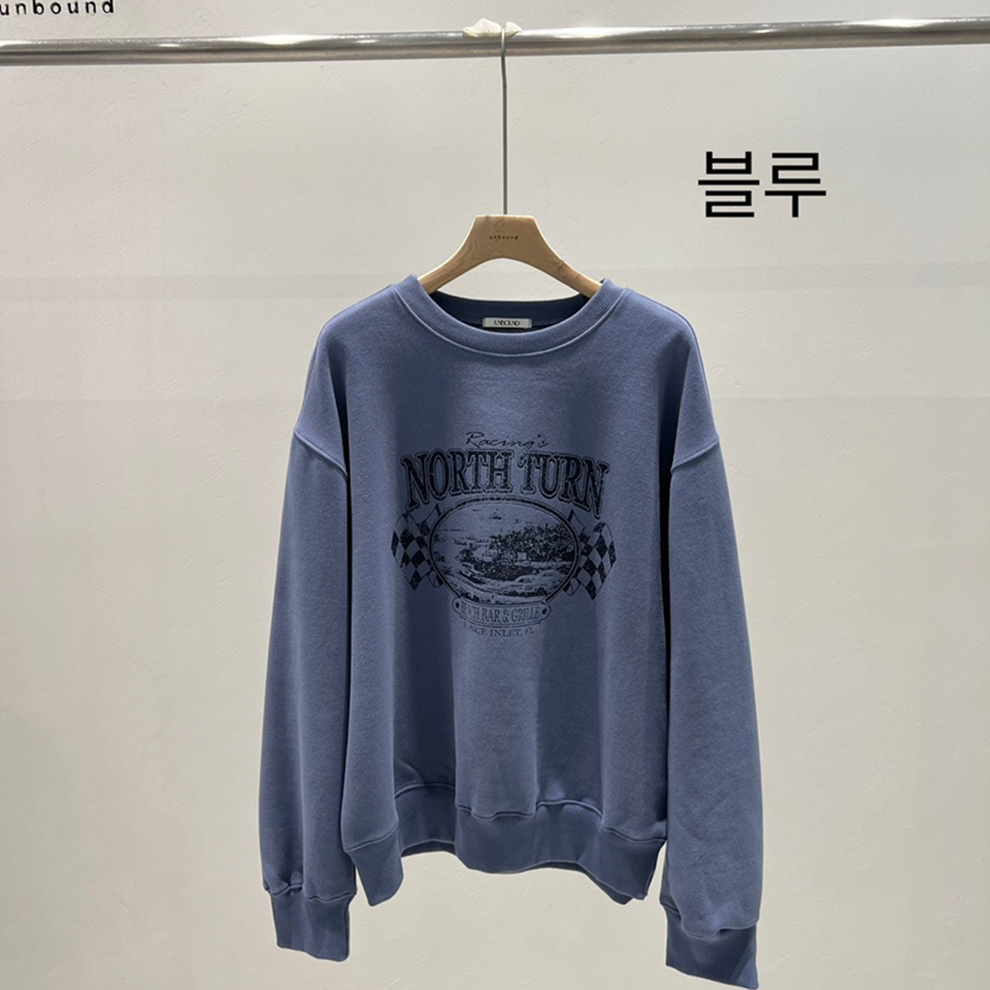 韩国代购百搭简约字母加绒卫衣女