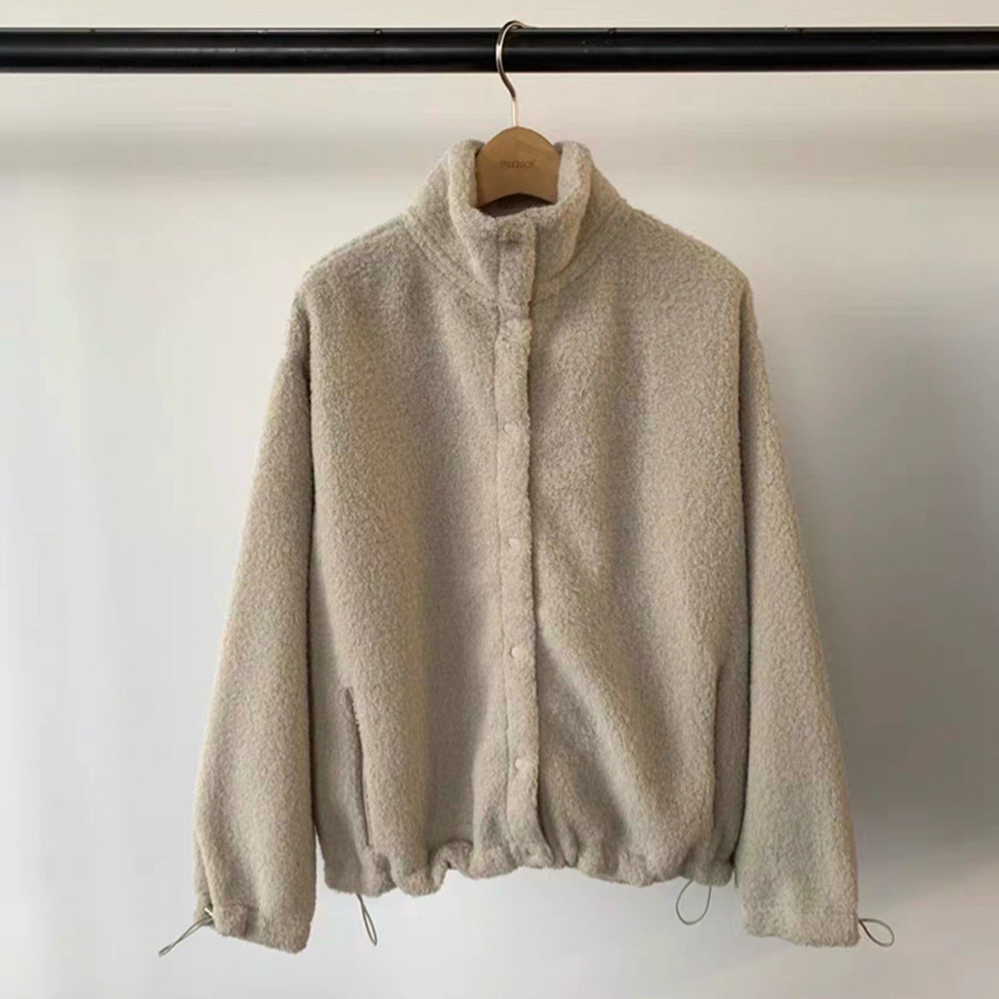 韩国代购时尚百搭摇粒绒外套