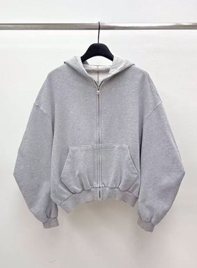 现韩国东大门代购water river2026春季休闲简约连帽拉链卫衣外套