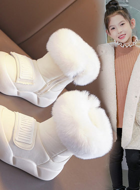 女童雪地靴冬季新款保暖儿童靴子
