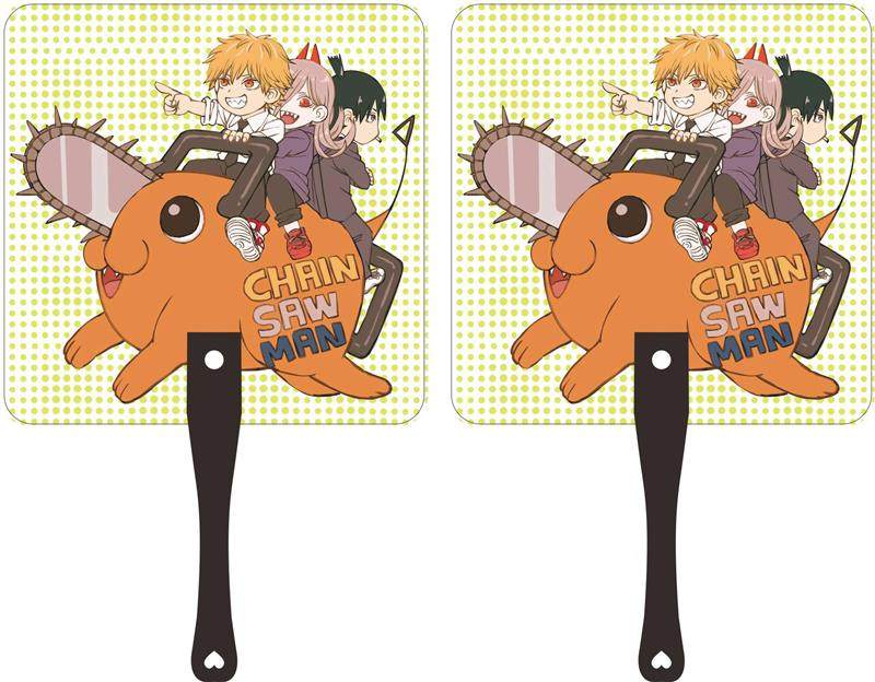 动漫周边夏季扇卡通异形动漫扇子周边 可爱q版周边同款原神电锯人