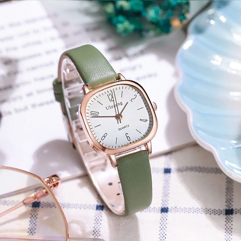 方形手表初高中生女款轻奢小众学生石英表高颜值小巧高级感女表