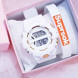 独角兽手表女款学生党小众森系韩版时尚简约夜光原宿儿童手表男款