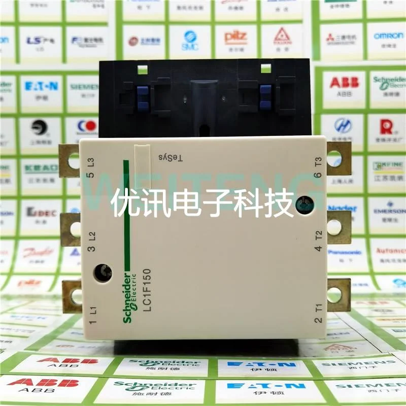 施耐德 LC1F150 M7 交流接触器三相75KW直流延时常开常闭LX9FF220