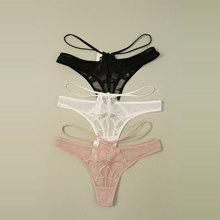 性感诱惑刺绣蕾丝内裤女丁字裤无痕内裤
