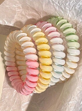 电话圈头饰发绳扎头高弹力不勒发