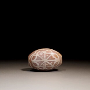 千年特殊星辰法安斯八瓣莲花扁珠东南亚板珠高古珠背云天珠萨孟