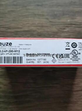 询价全新原装正品 劳易测 ET5.3/4P-200-M12 光电开关 50122580