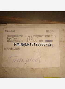 询价CELSA频率表F96（45-55HZ）