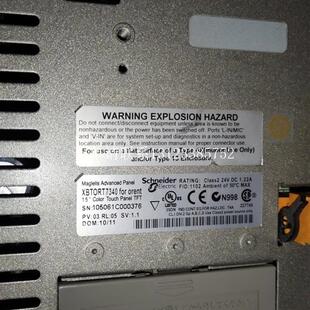 {银河工控}询价触摸屏XBTGT7340 二手触摸屏现 XBTORT7340