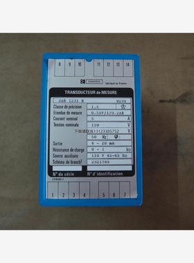 询价功率因素表  88L5RUA005 2 PCS ENERDIS GEC ALSTHOM  110V 4