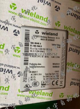 询价原装德国安全继电器 SNA 4044K-A AC/DC24V R1.188.1860.0 议