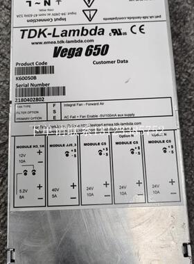 {银河工控}询价Vega 650电源 K60050B现货 质保半年测试稳定源头