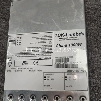 {银河工控}询价二手拆机alpha1000W电源议价H17118  H10160