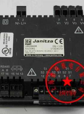 询价德国原装全新JANITZA多功能表5222061  UMG 96RM 230V