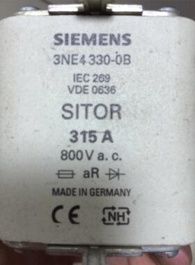 询价Siemens熔断器3NE4330-0B 3NE4 330-0B 315A 800Vac aR
