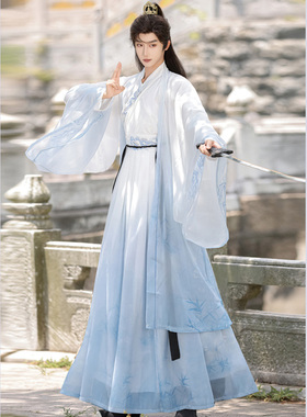 宋制汉服男哪吒2敖丙龙王cos服中国风学生演出舞台服侠客古装春夏