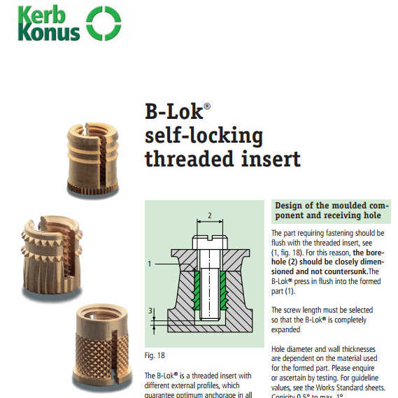 品质保证 德国Kerb Konus Vertriebs紧固件307 000 140.500K