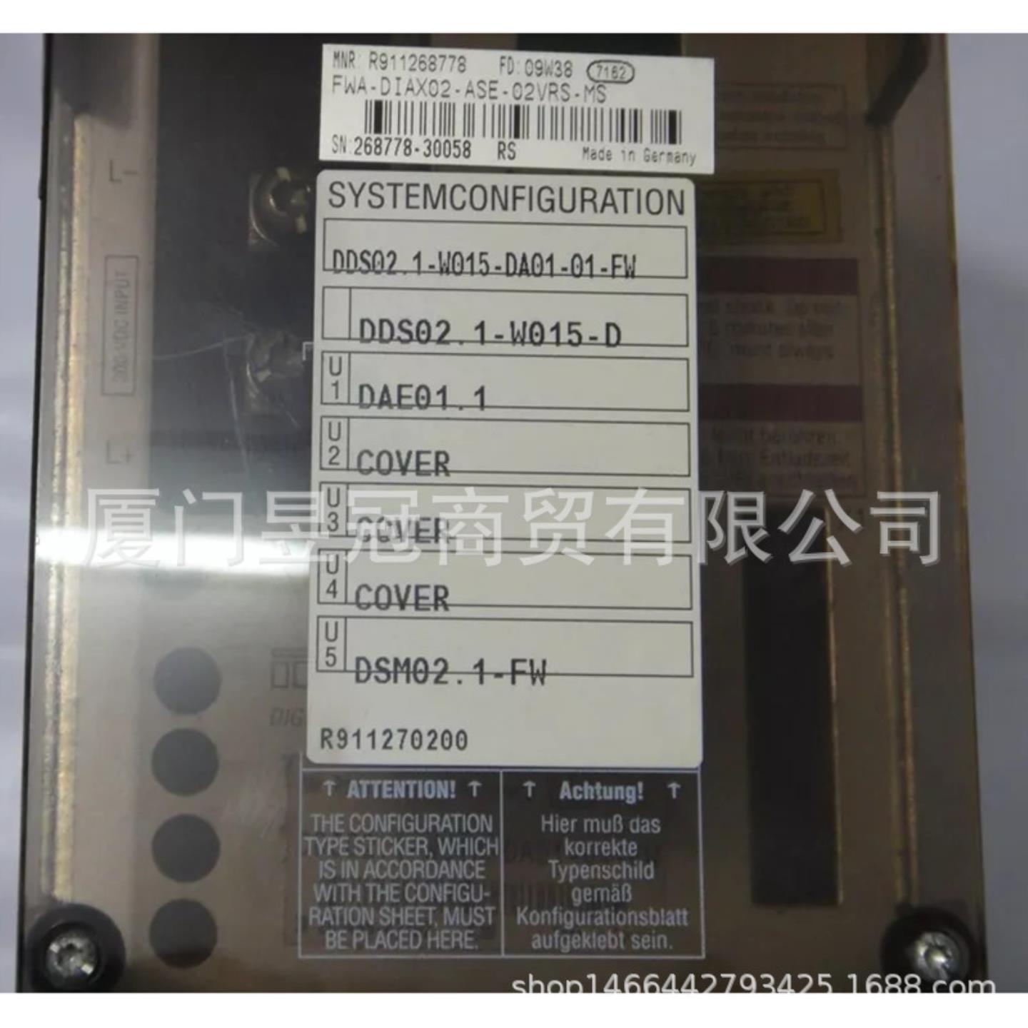 INDRT伺服驱动器 DDS021-W015-DA01-01-FW 全新原装包邮出售