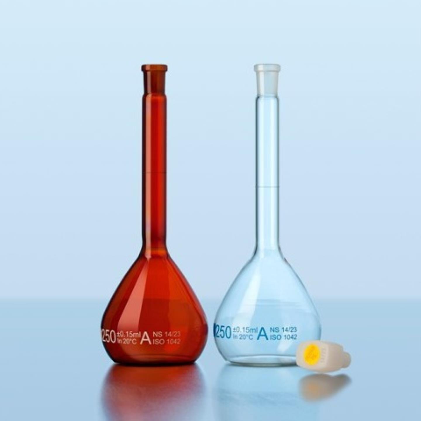德国Duran杜兰-SCHOTT肖特棕色容量瓶 A级 USP证书