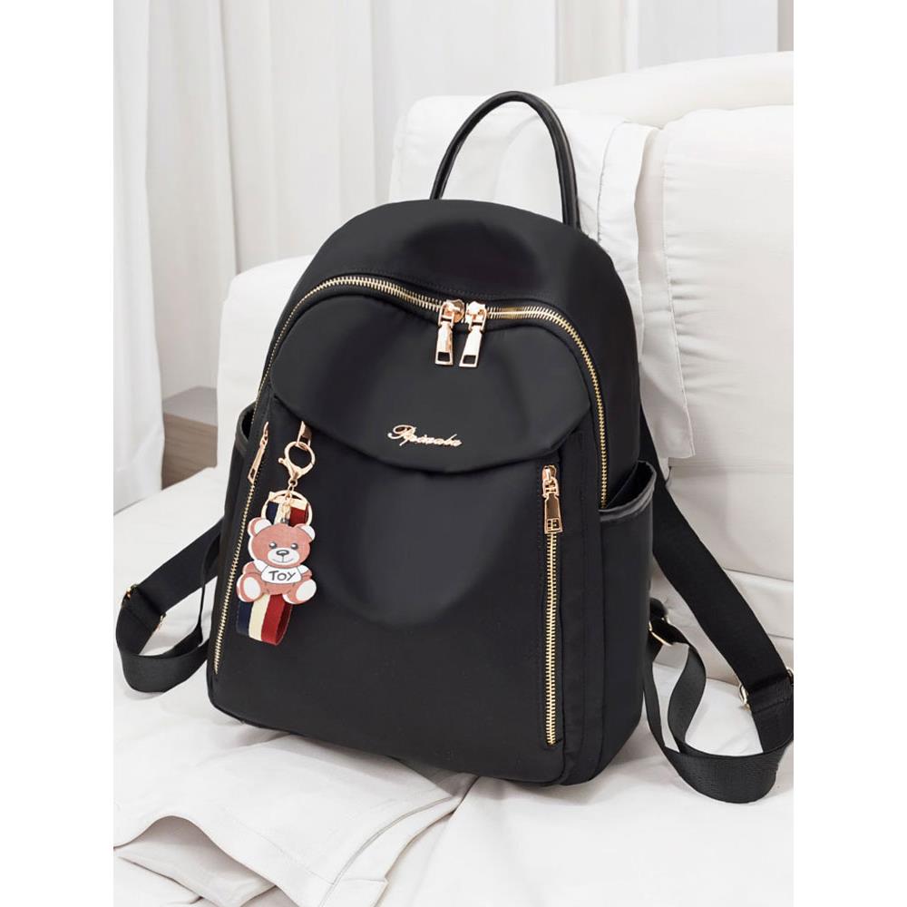 潮牌韩版牛津布双肩包女新款时尚百搭女士背包小包旅游大容量书包