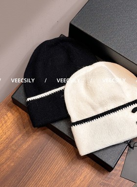 版本升级/25b升级 时尚单品！刺绣优雅百搭针织帽氛围感个性冷帽